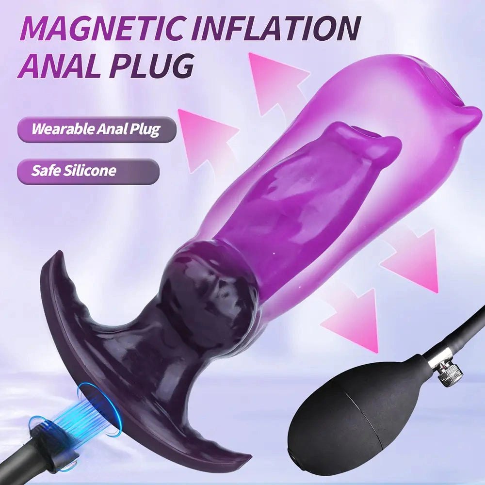 Silicone inflatable knot dildo, photo 8