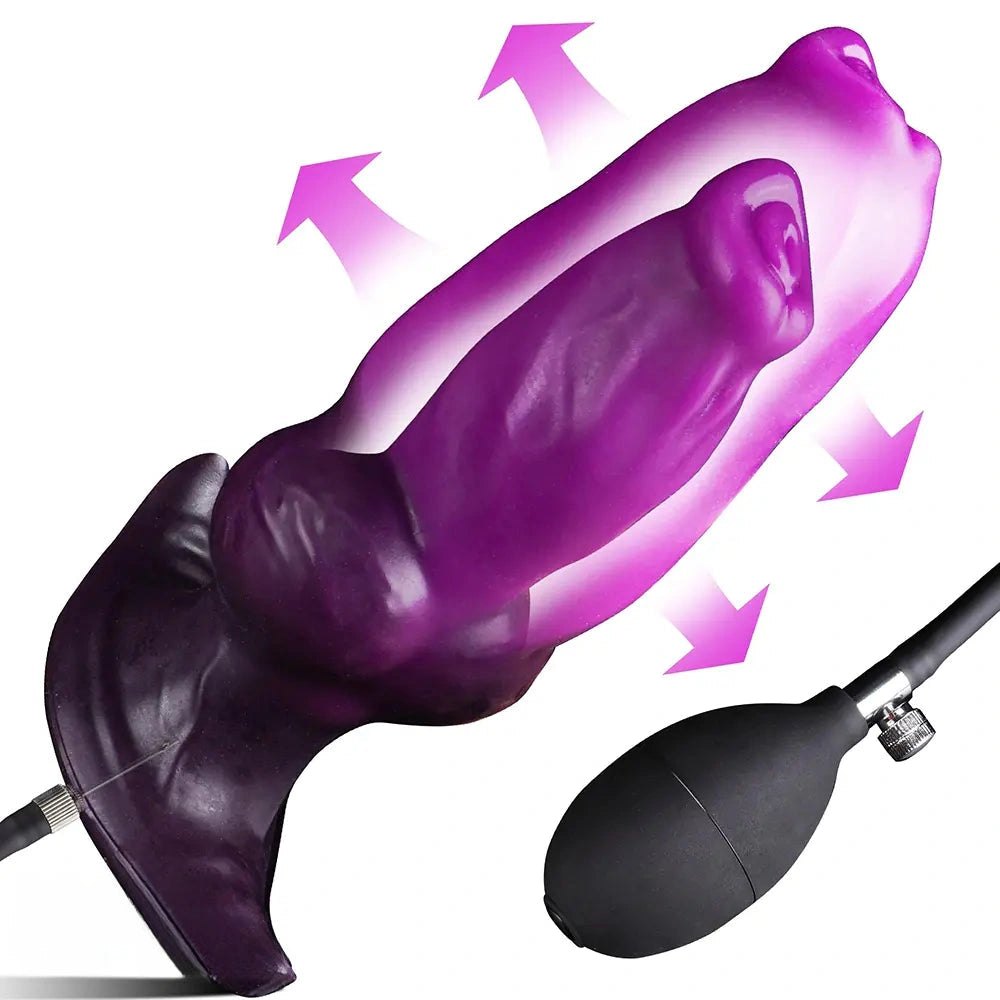 Inflatable knot animal dildo, photo 2