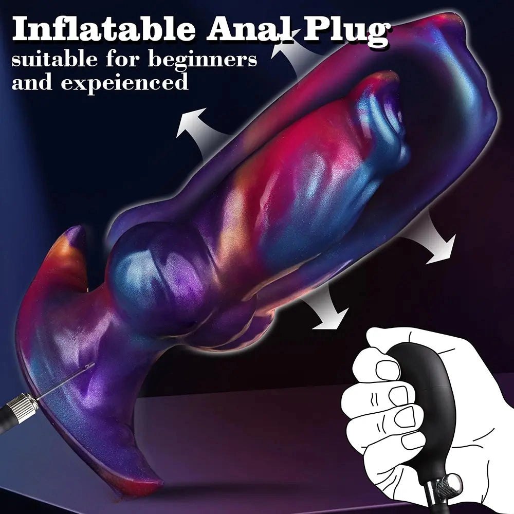 Inflatable knot animal dildo, photo 3