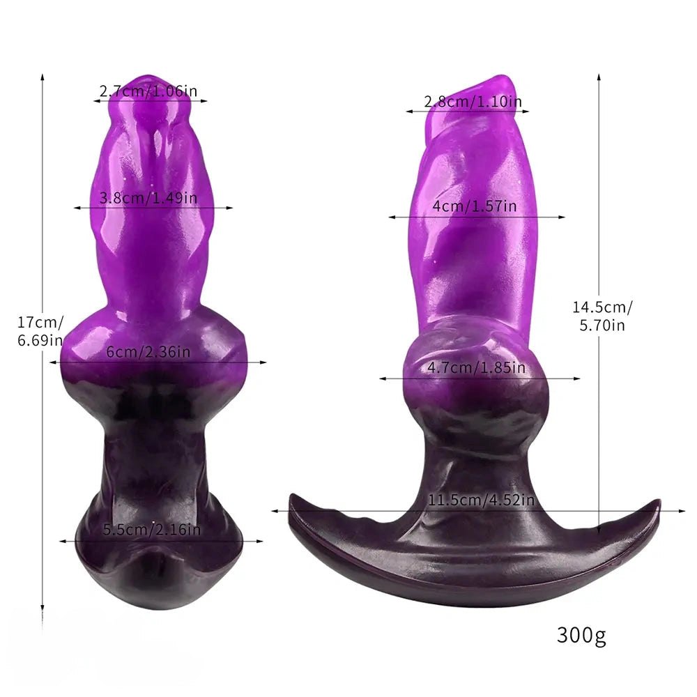 Inflatable knot animal dildo, photo 4
