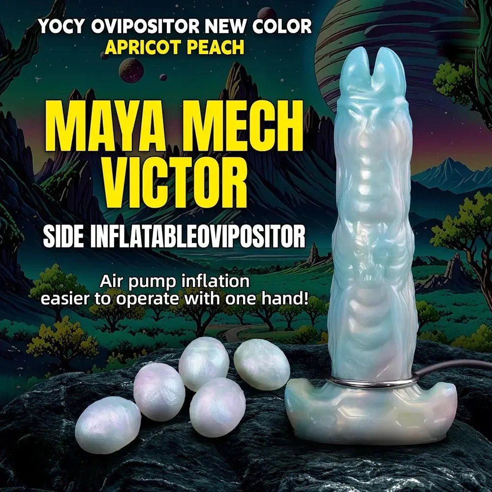 Mixed color inflatable fantasy dildo, photo 6