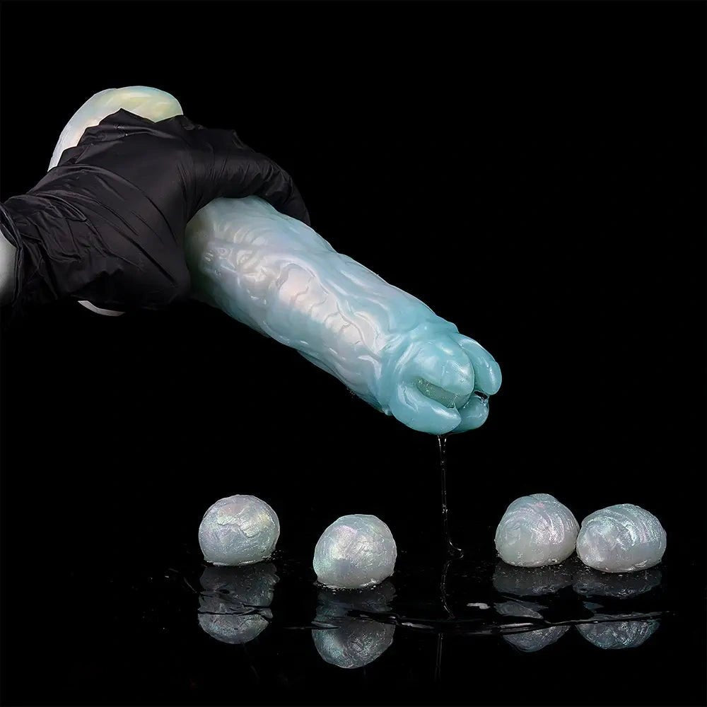 Mixed color inflatable fantasy dildo, photo 7