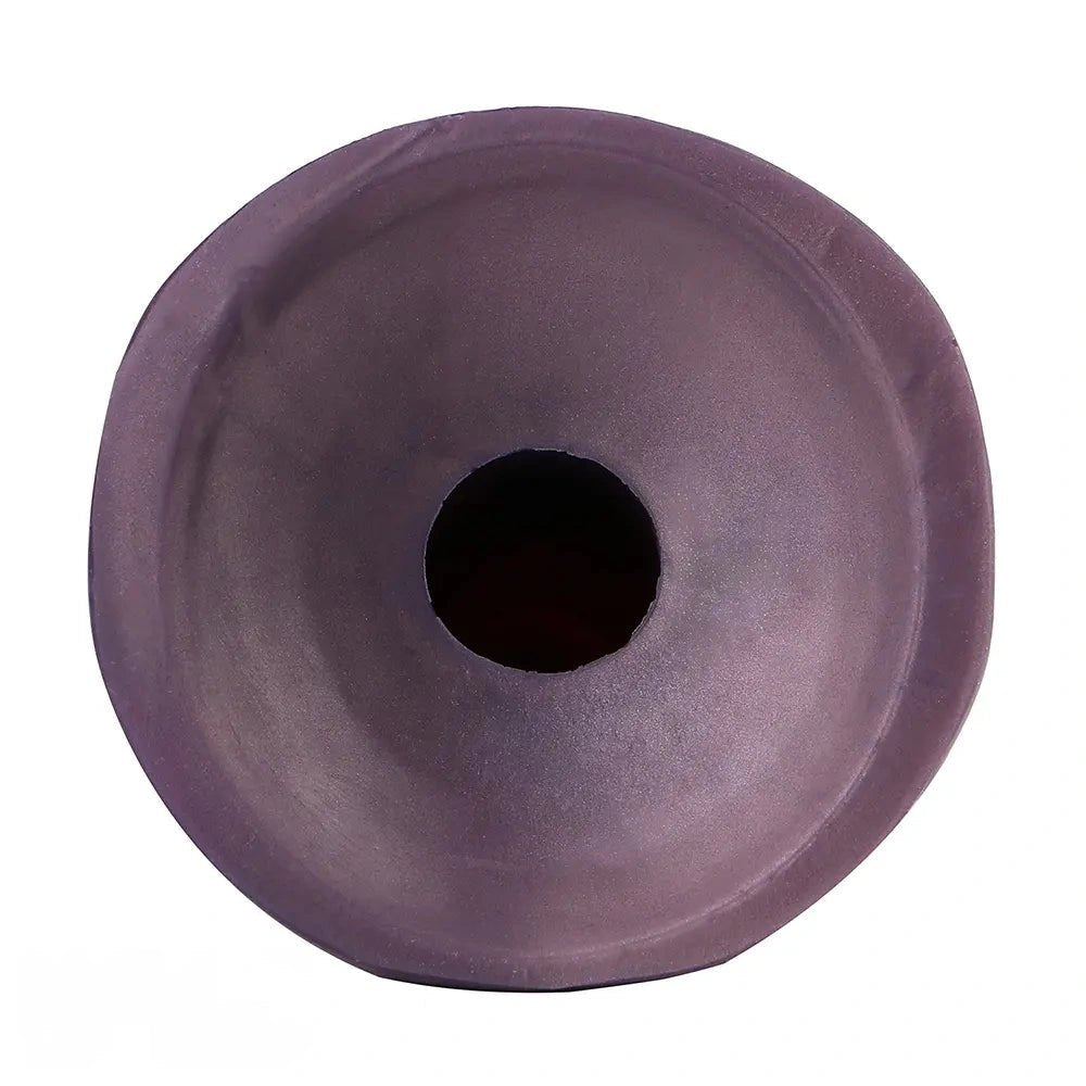 Purple ridged inflatable fantasy dildo, photo 12