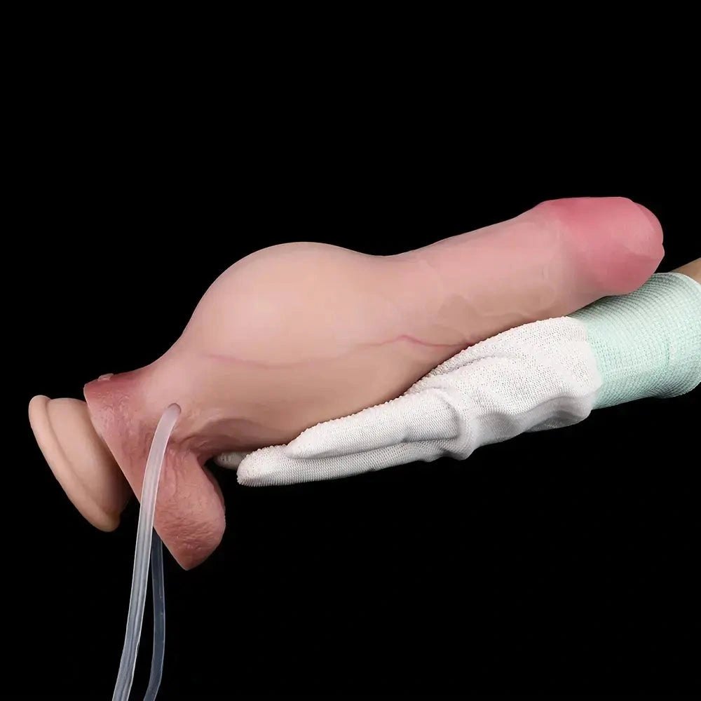 Flesh inflatable squirting dildo, photo 6