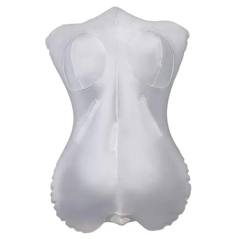 Clear inflatable torso with simulated feet, photo 4