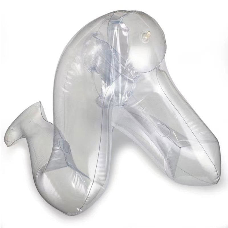 Clear inflatable torso with simulated feet, photo 5
