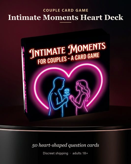 Intimate Moments Heart Card Game for Couples - couple card game - WildNightX
