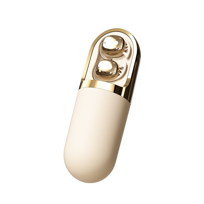 Flesh Color capsule-shaped wireless vibration massager earbuds