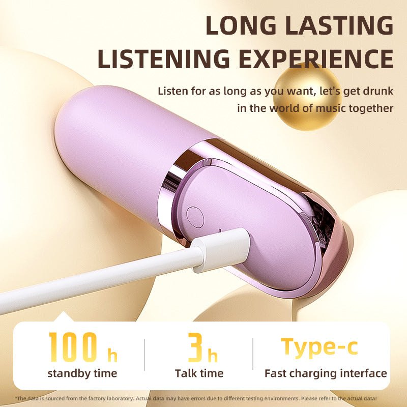 Capsule-shaped wireless vibration massager earbuds, photo 5