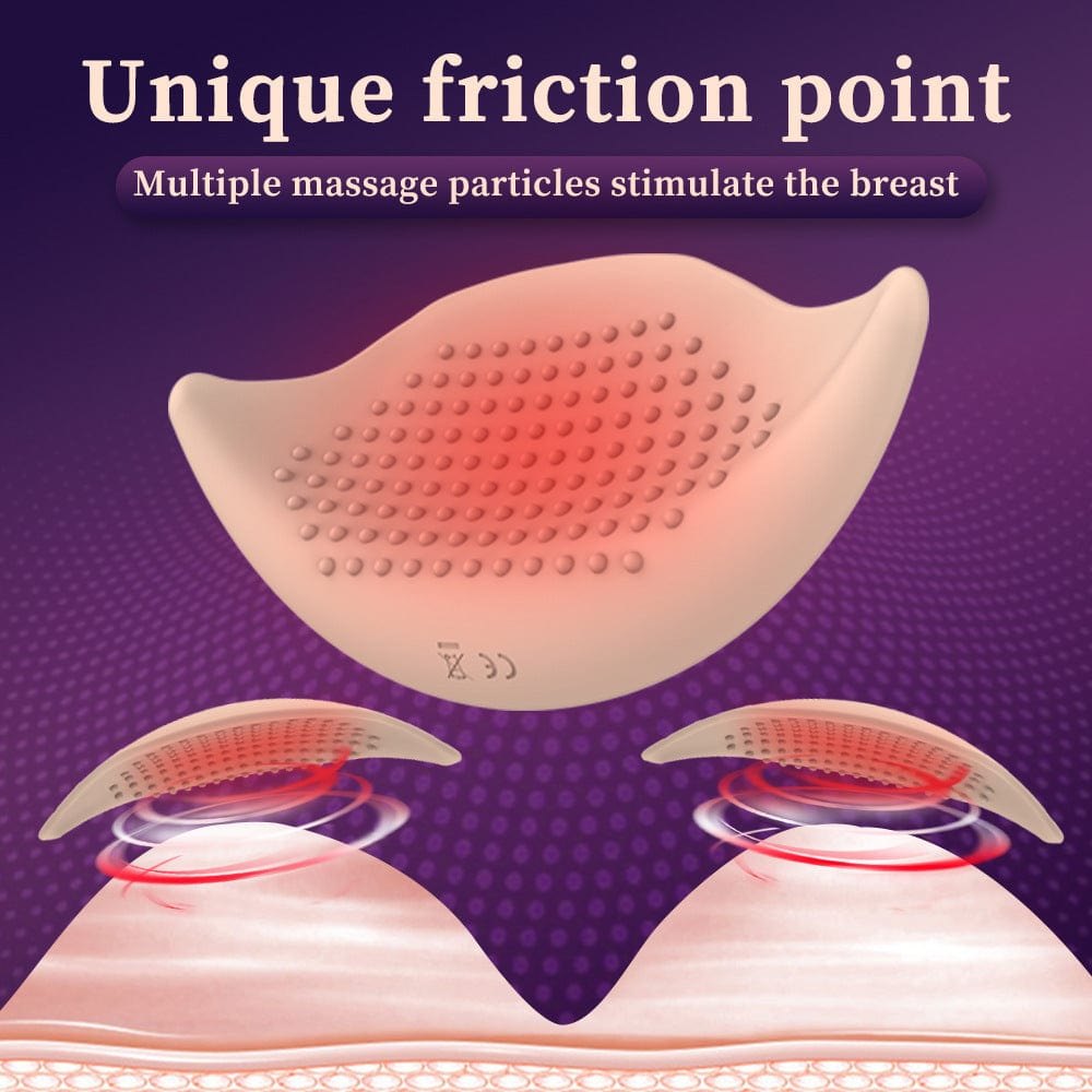 Flesh-toned invisible wearable breast vibrator, photo 6