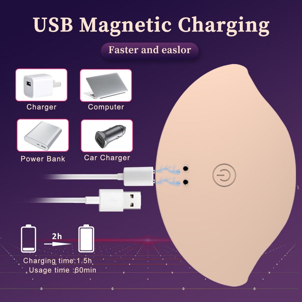 Flesh-toned invisible wearable breast vibrator, photo 9