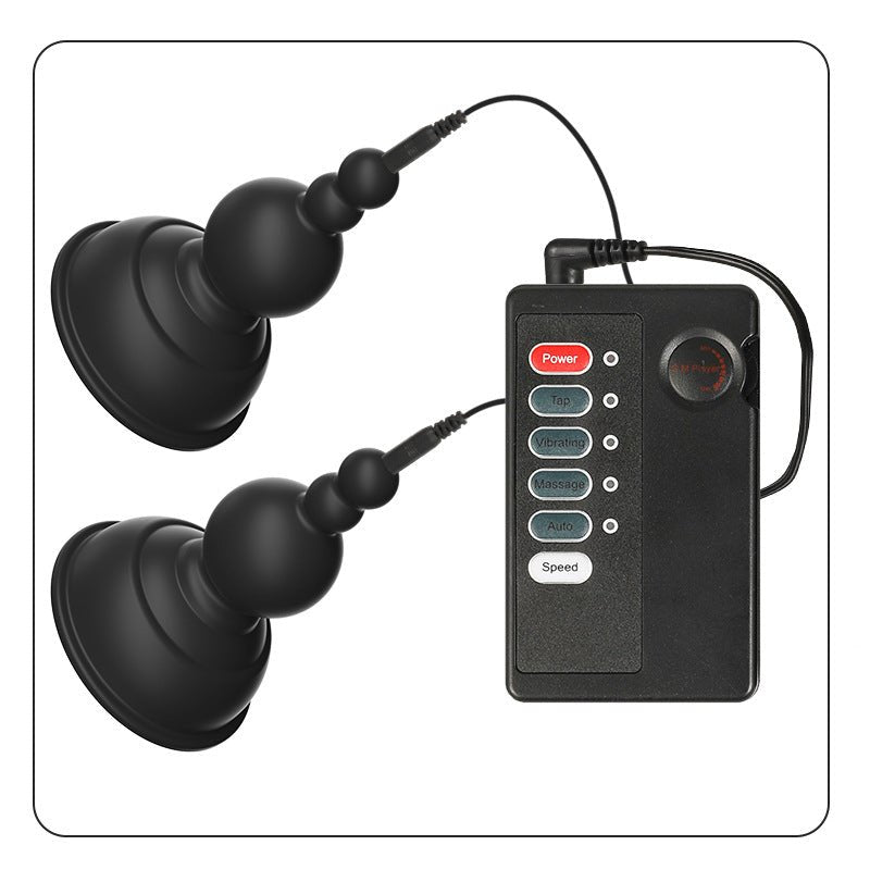 Black silicone nipple suction stimulator pair, photo 11