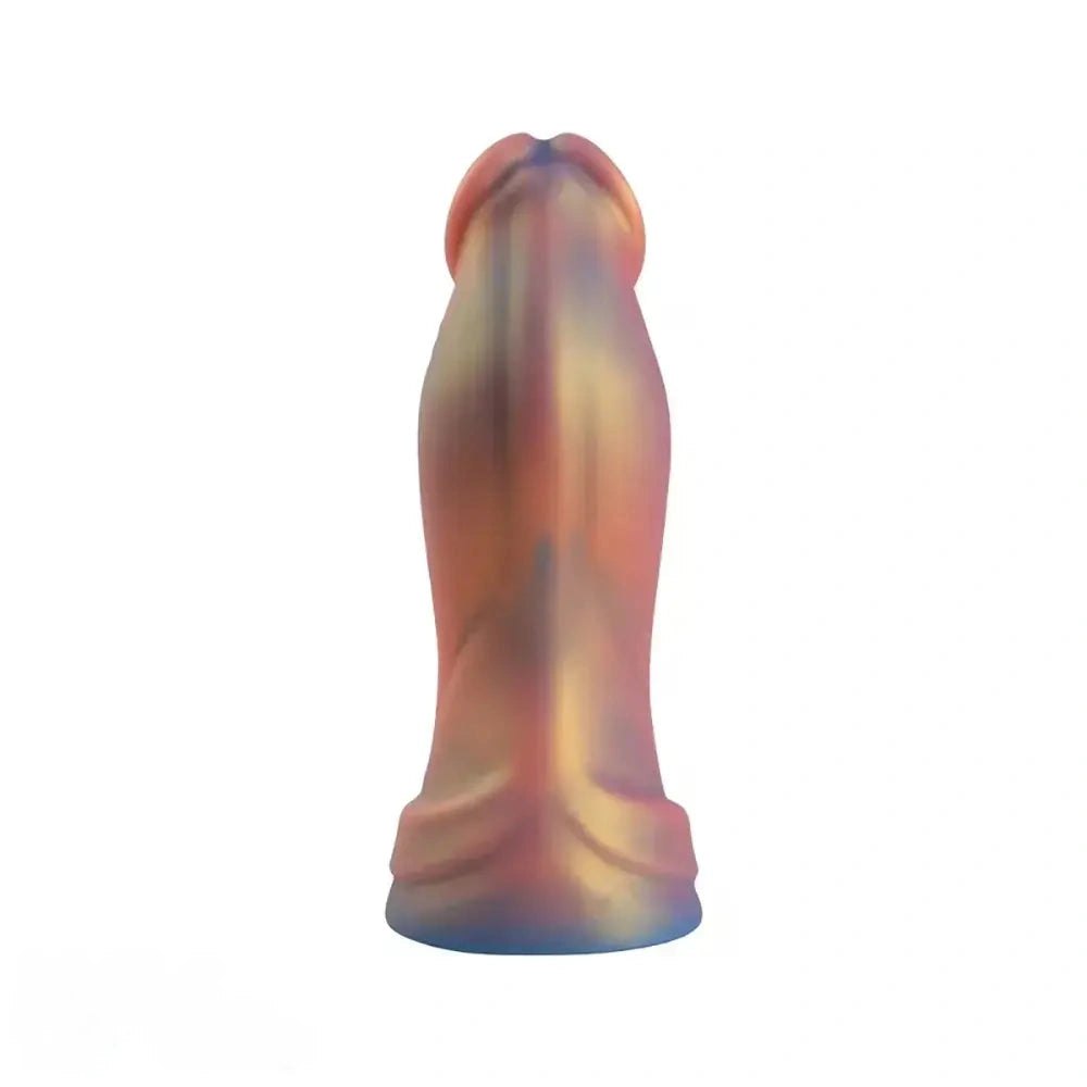 Iridescent bumpy fantasy dildo, photo 8