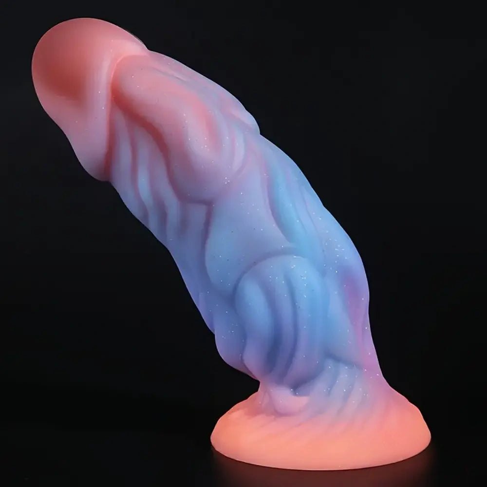 Iridescent multicolor fantasy dildo, photo 2