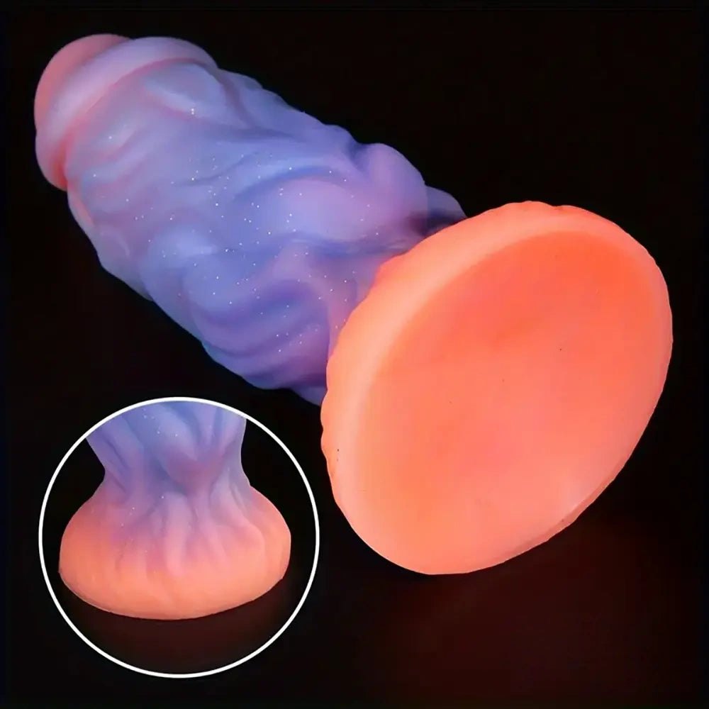 Iridescent multicolor fantasy dildo, photo 4