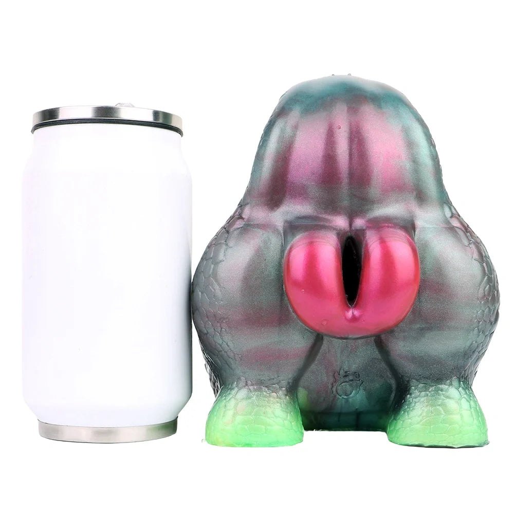 Iridescent teal and rose lizard scale masturbator, photo 10