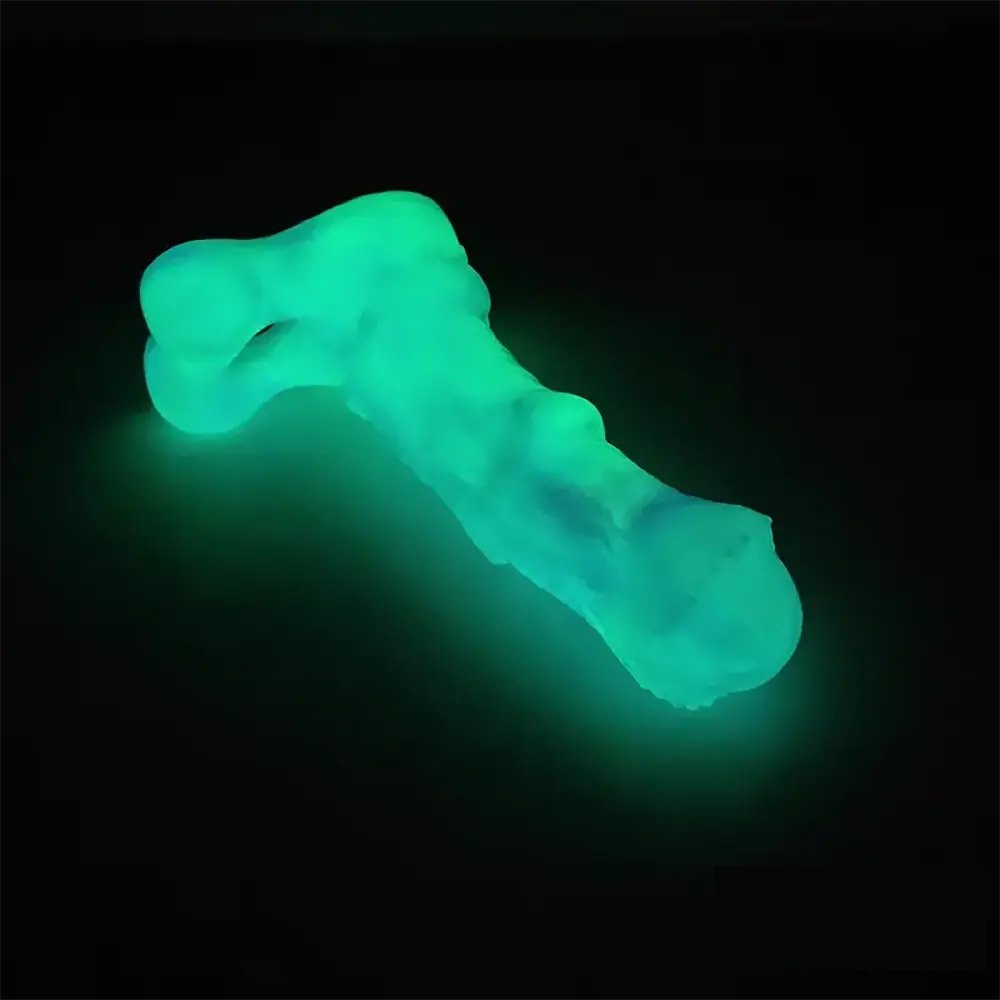 Iridescent ribbed dildo sleeve, photo 14