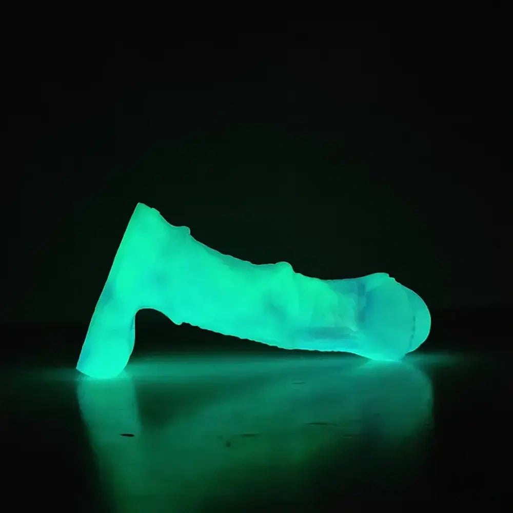 Iridescent ribbed dildo sleeve, photo 8