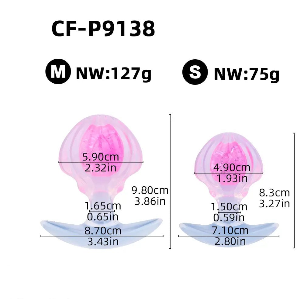 Jelly core silicone butt plug, photo 10