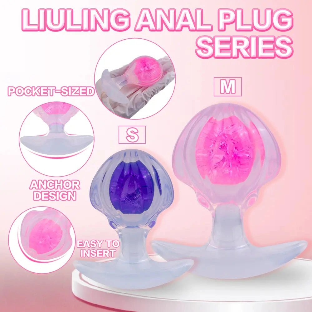 Jelly core silicone butt plug, photo 6