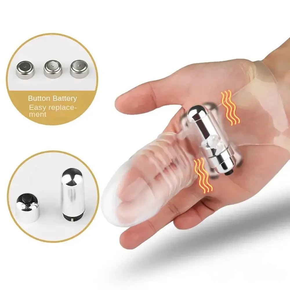 Colorful jelly finger sleeve vibrator, photo 7