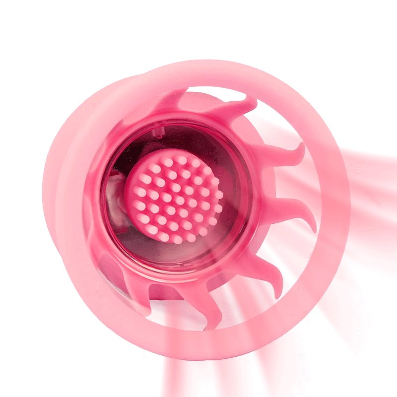 Pink jellyfish shaped nipple suction toy, photo 1