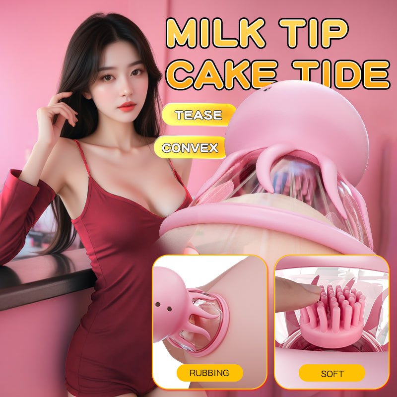 Pink jellyfish shaped nipple suction toy, photo 3