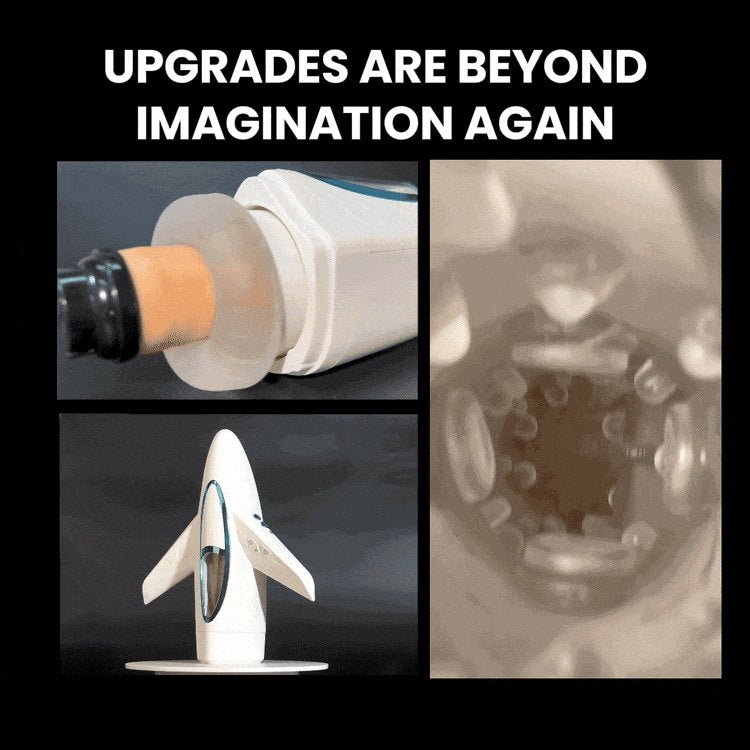 Jet fighter shaped heated male masturbator, photo 2