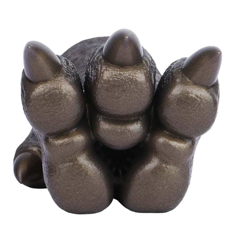 Bronze-gold reptile paw masturbator, photo 3