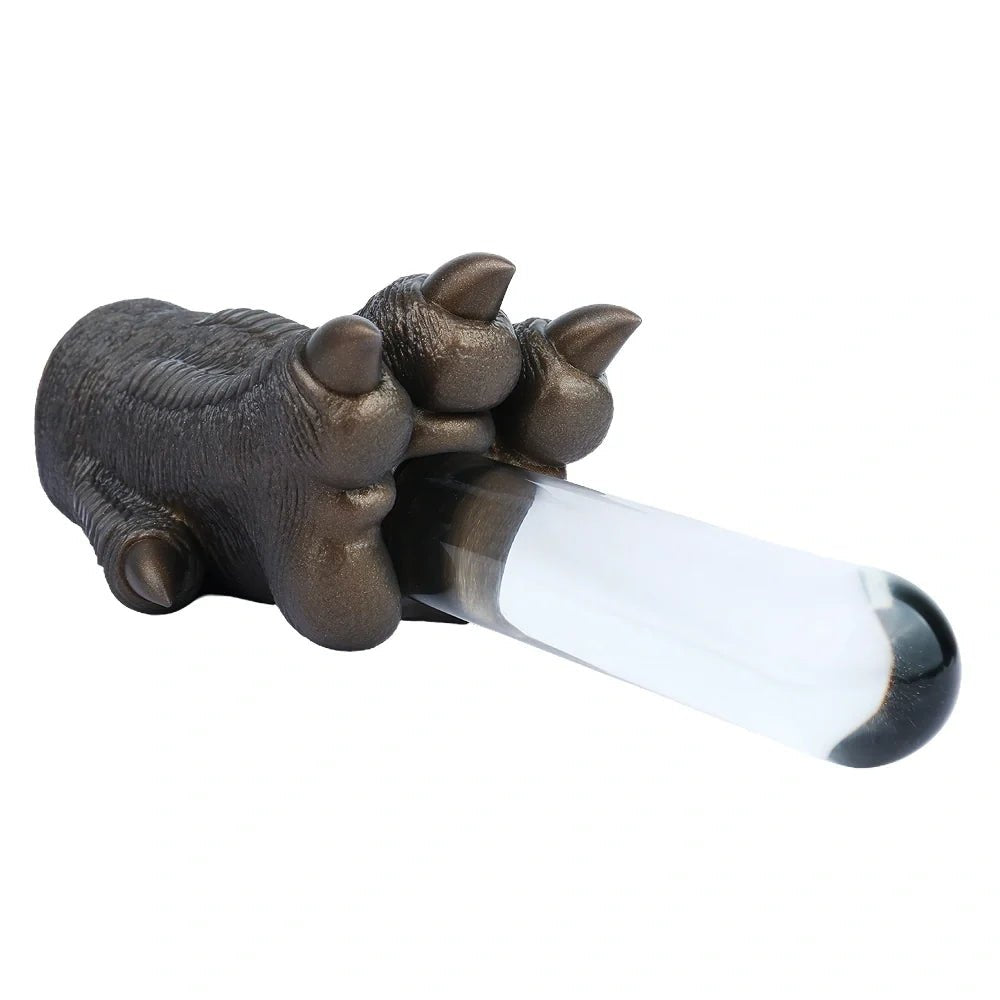 Bronze-gold reptile paw masturbator, photo 6
