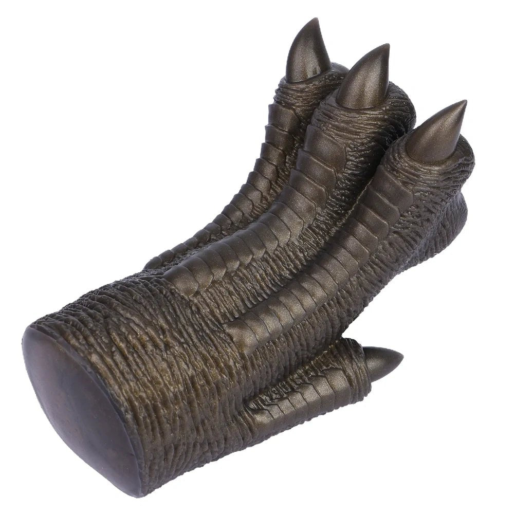 Bronze-gold reptile paw masturbator, photo 9