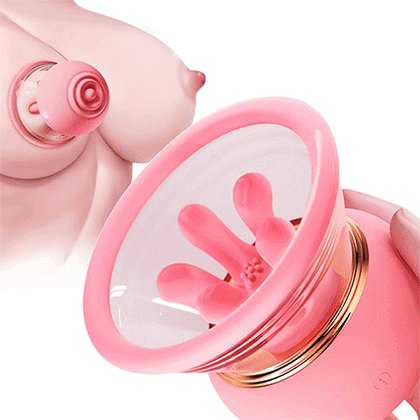 Silicone breast massager and nipple clamp vibrator duo, photo 3