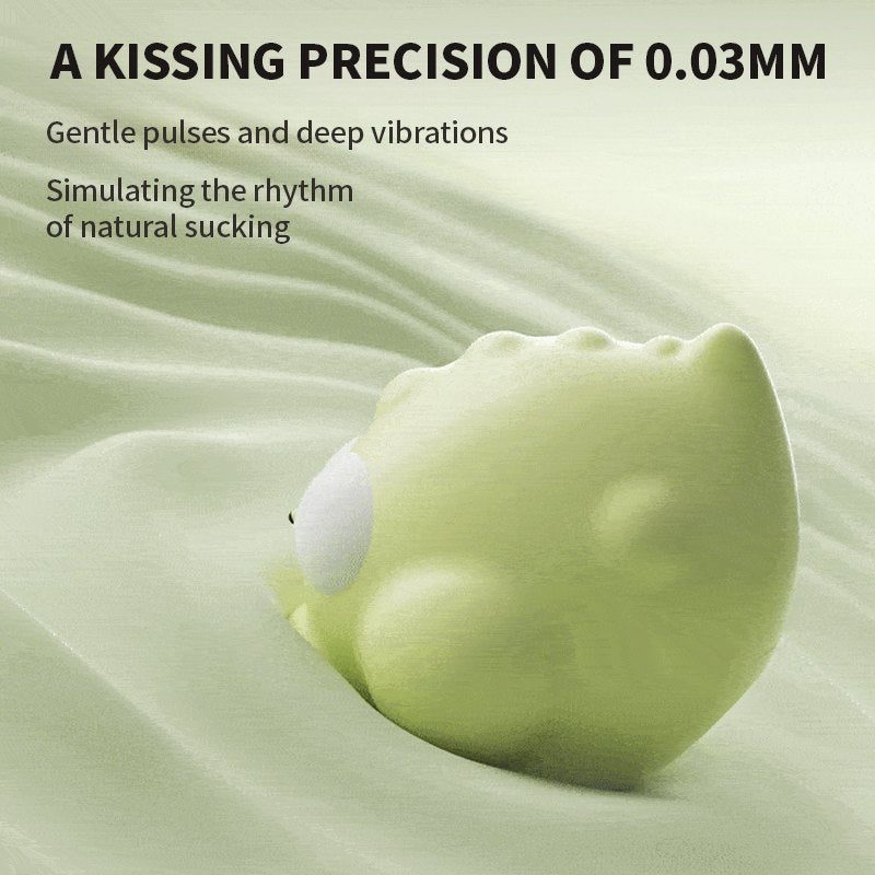Green kissing fish suction and g-spot vibrator, photo 2