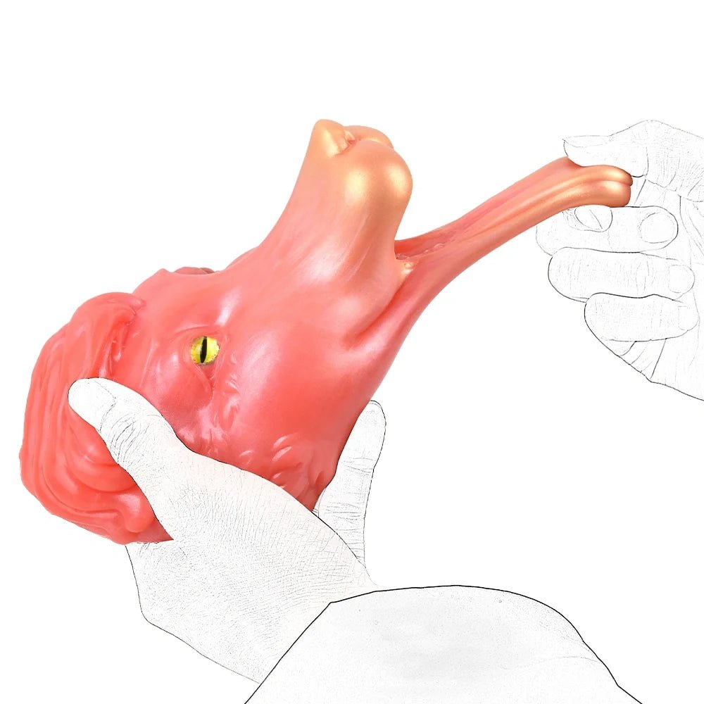Fox head oral masturbator, photo 11