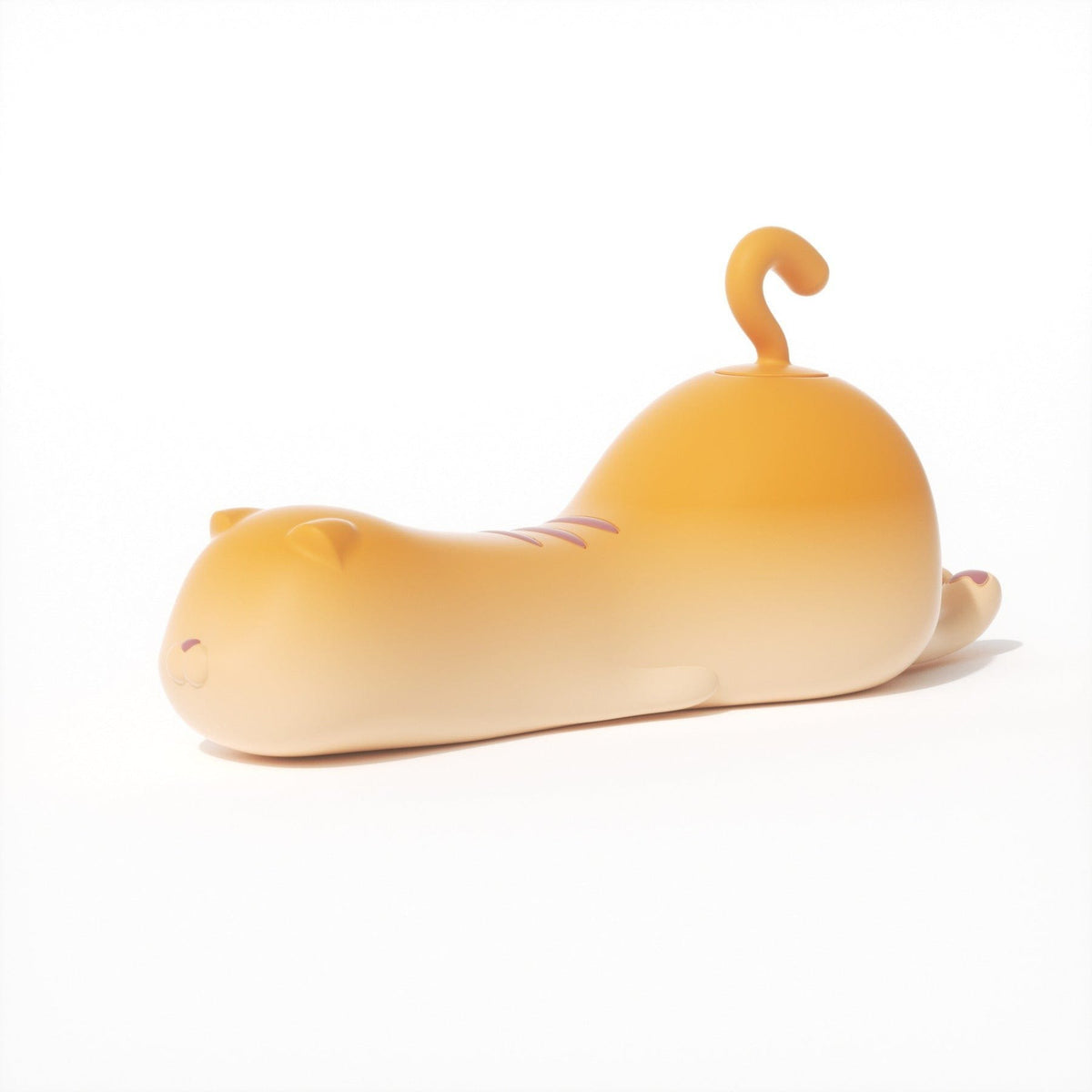 Tan kitten-shaped clit suction vibrator, photo 1