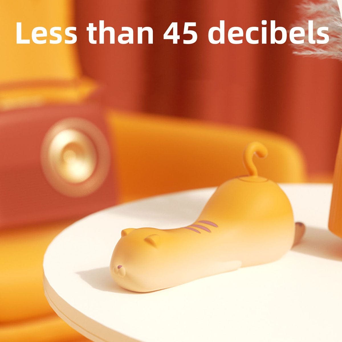Tan kitten-shaped clit suction vibrator, photo 3