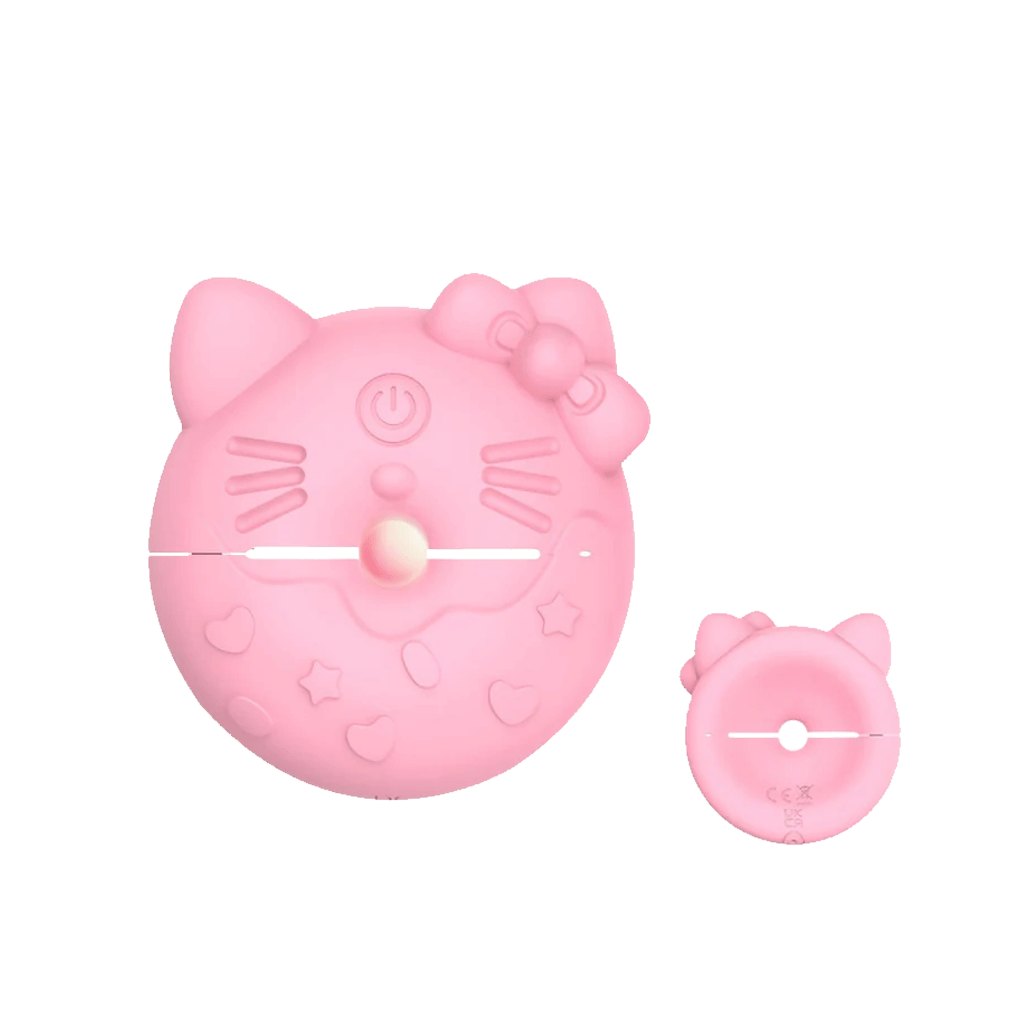 Cat face silicone nipple vibrators, photo 1