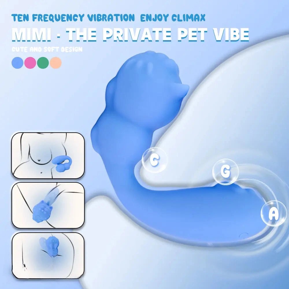 Silicone cat shaped vibrator, photo 4