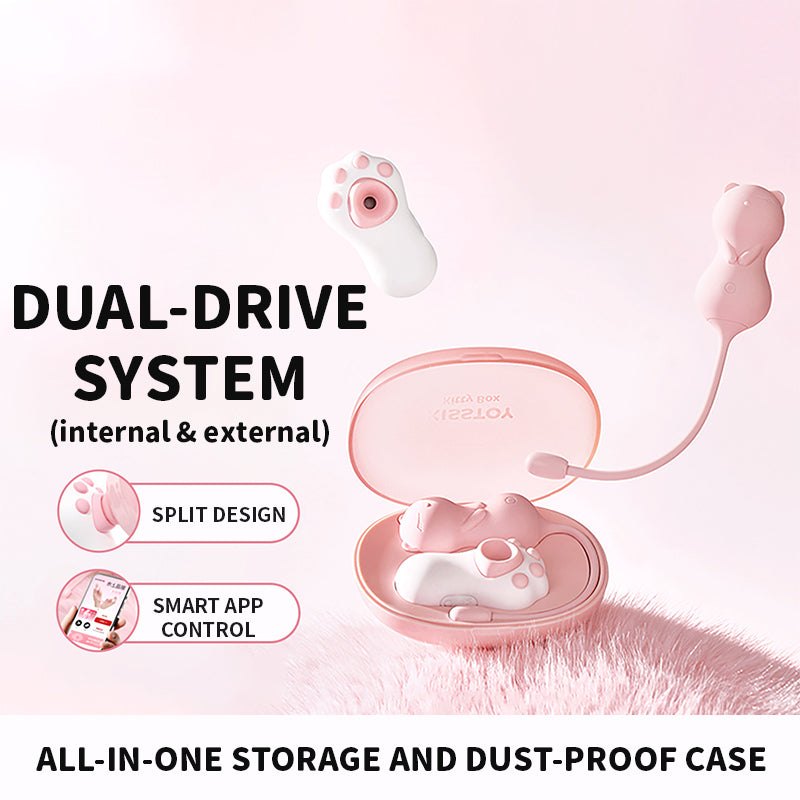 Pink silicone suction and egg vibrator set, photo 3