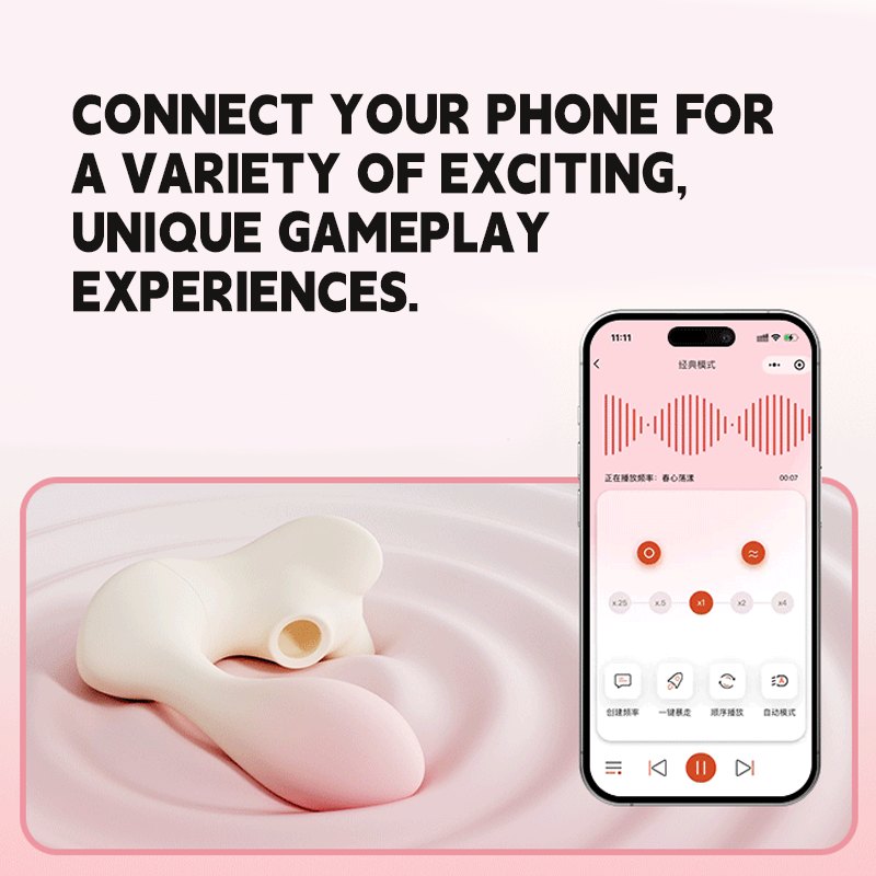 Pink kitty shaped wearable suction and vibration toy, photo 6