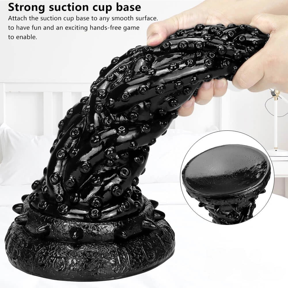 Knobby dragon fantasy dildo, photo 5