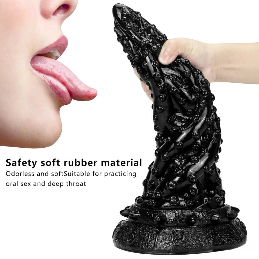 Knobby dragon fantasy dildo, photo 6