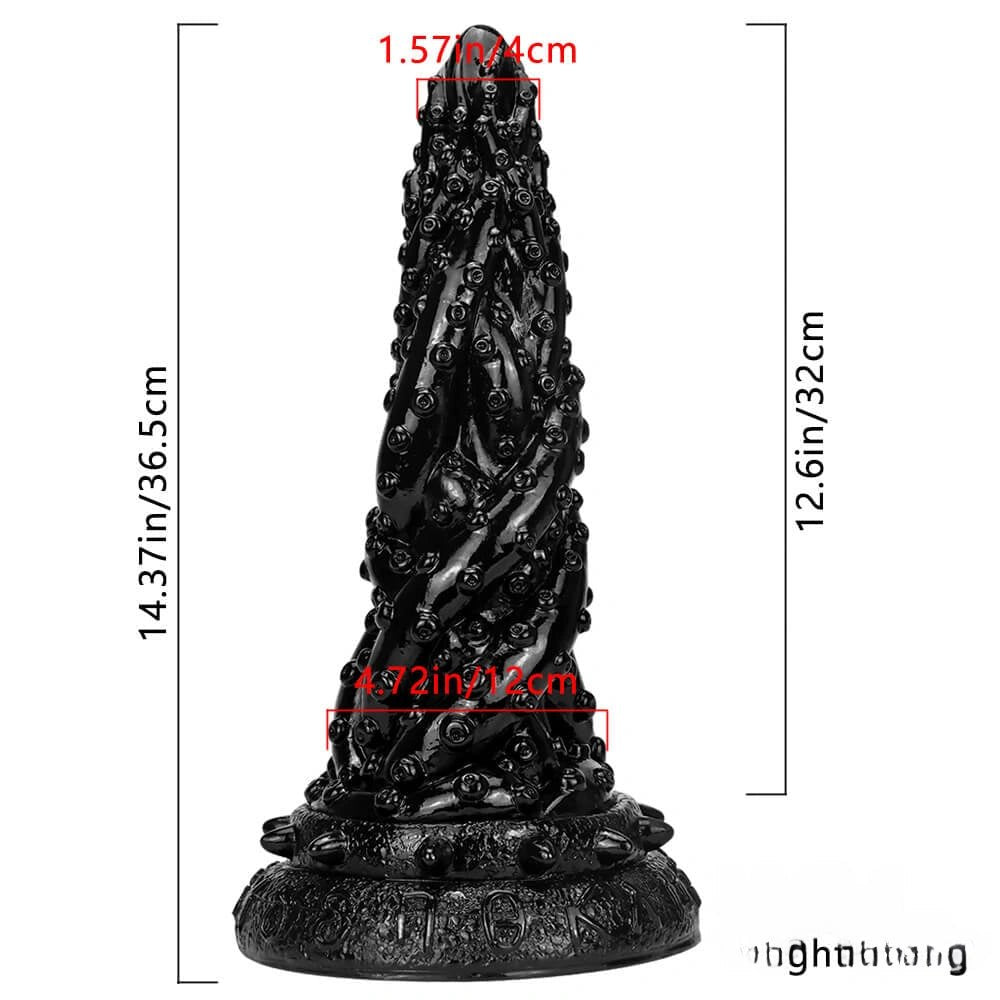 Knobby dragon fantasy dildo, photo 8