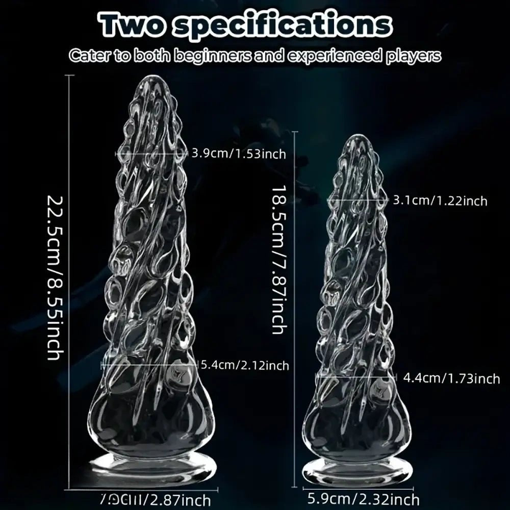 Knobby spiked textured dildo with suction cup base, photo 2