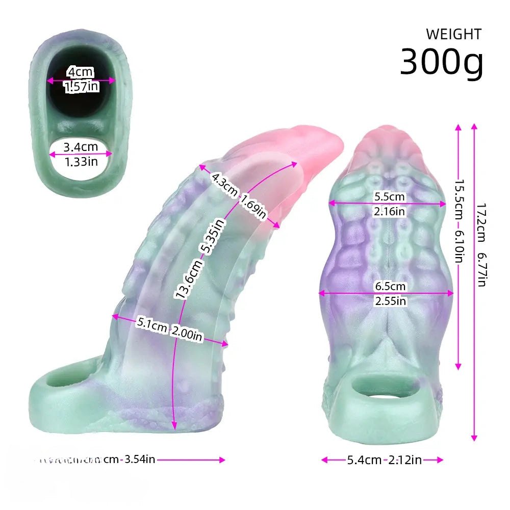 Knobby tentacle style fantasy dildo, photo 5