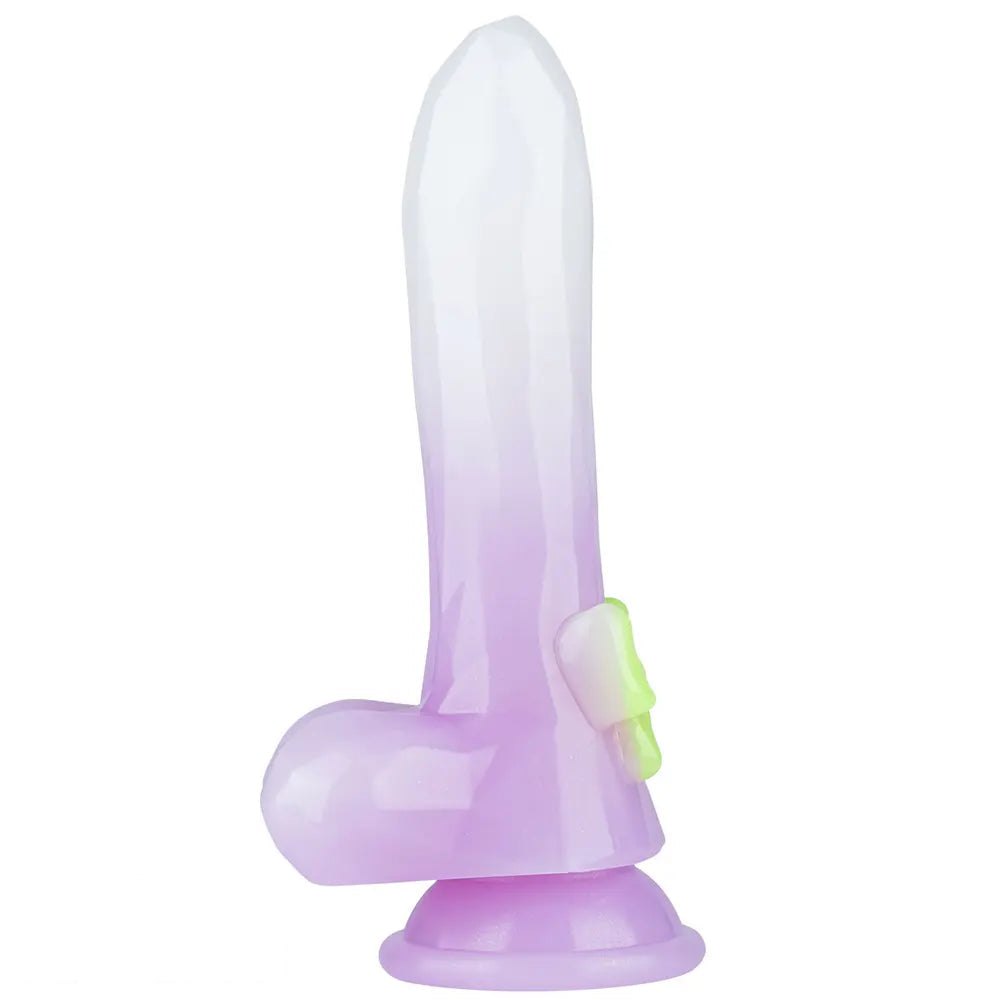White and purple knot animal dildo, photo 2