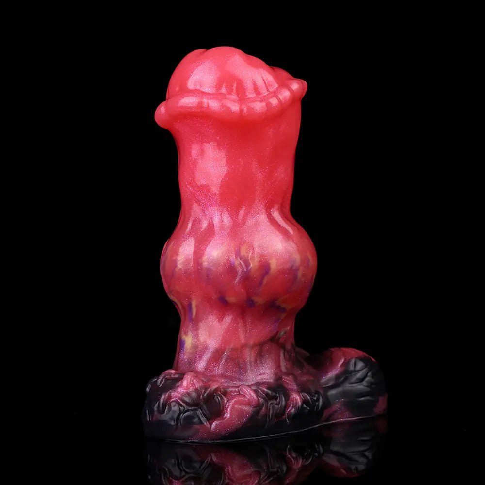 Red knot shaped fantasy dildo, photo 11