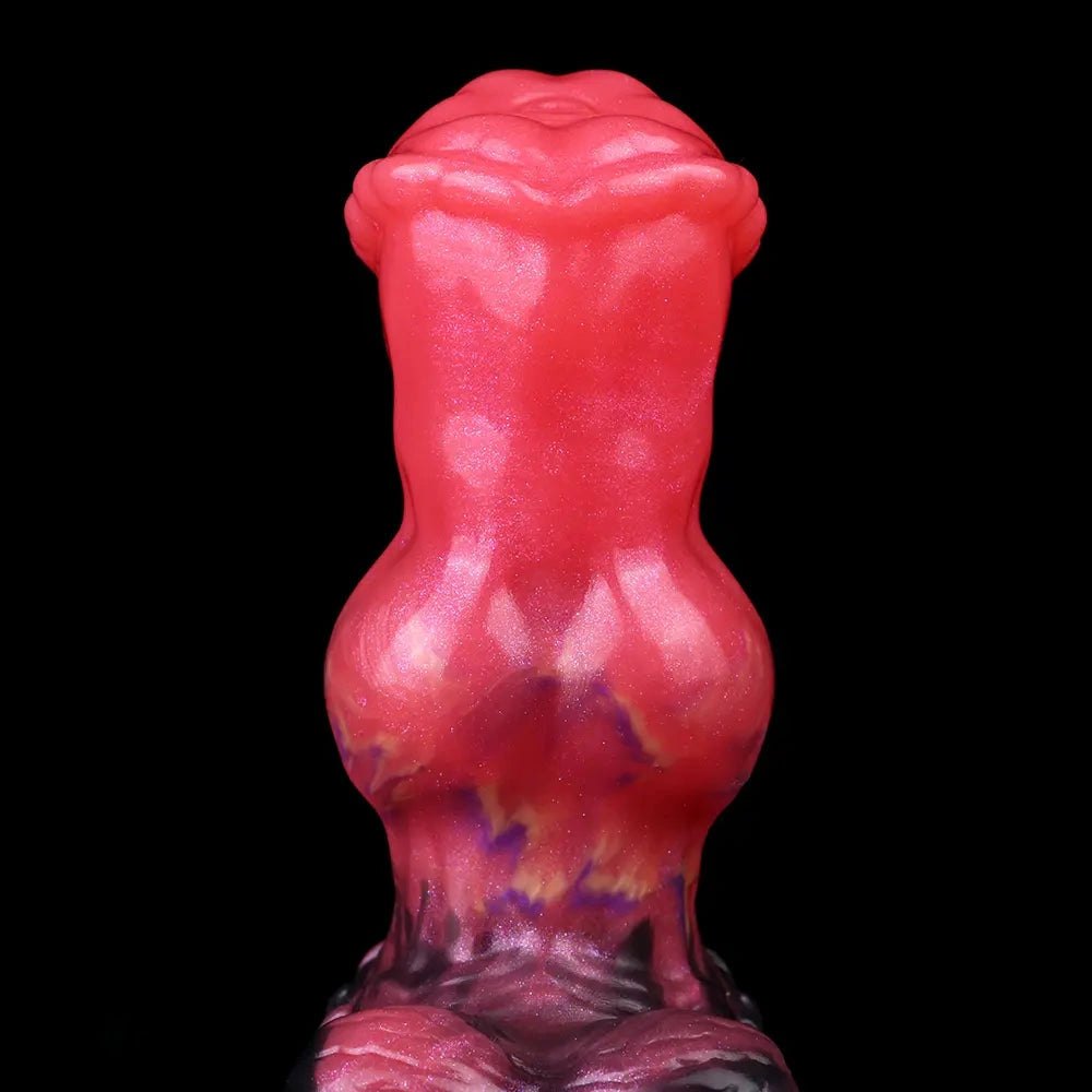 Red knot shaped fantasy dildo, photo 13