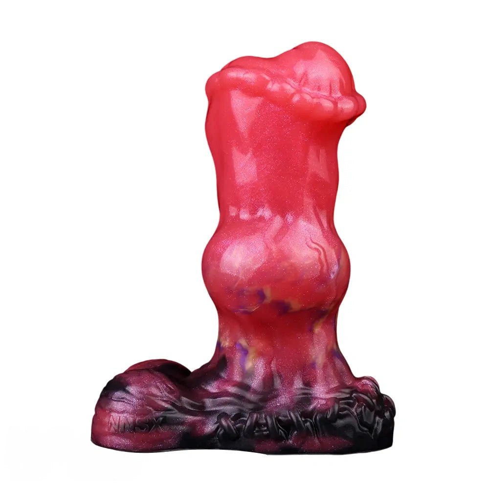 Red knot shaped fantasy dildo, photo 4