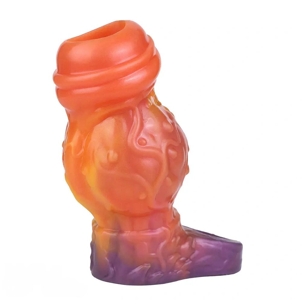 Mixed tone silicone knot penis sleeve, photo 12